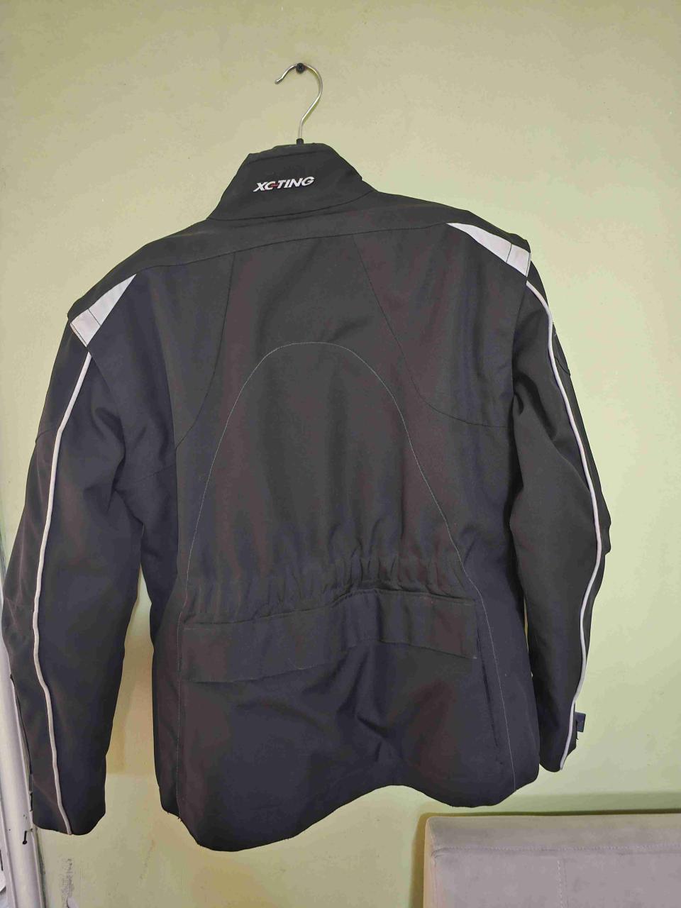 Chaqueta motociclista negra Xc Ting - miniatura 2
