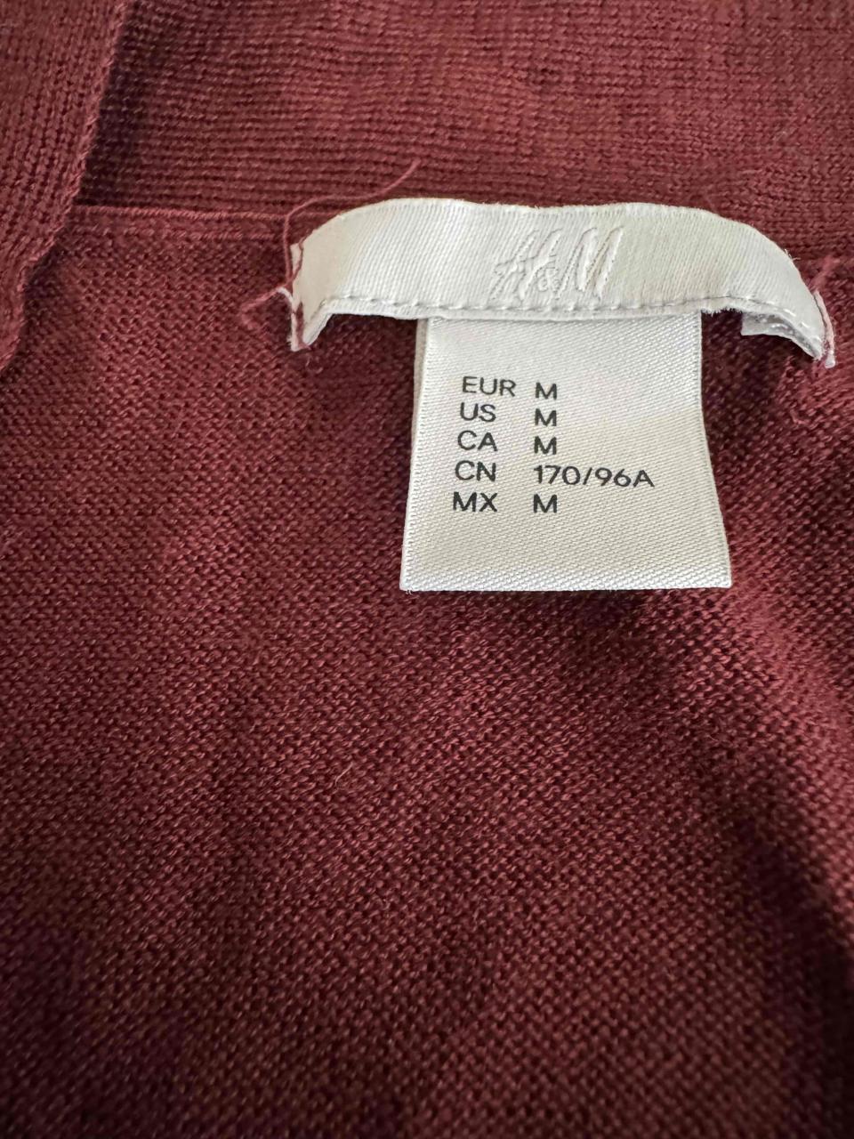 Sweater cruzado burdeo - miniatura 2