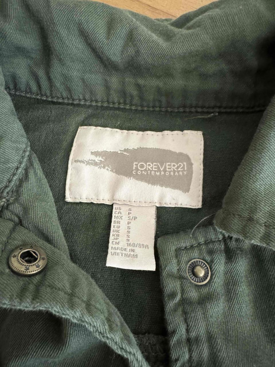 Chaqueta verde militar mujer - miniatura 2