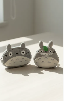 "Pack x2 Monederos Totoro - Edición Felpa (Nuevos)