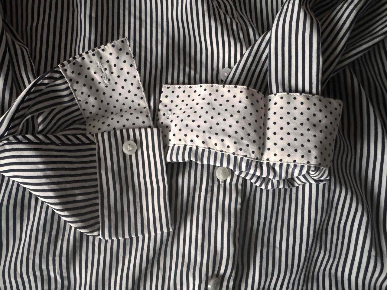 Blusa rayada con lazo - miniatura 3
