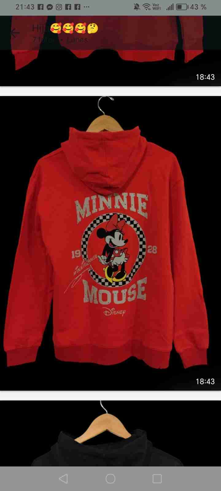 Polerón rojo Minnie Mouse - miniatura 2