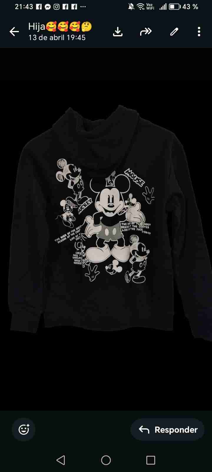 Polerón rojo Minnie Mouse - miniatura 5