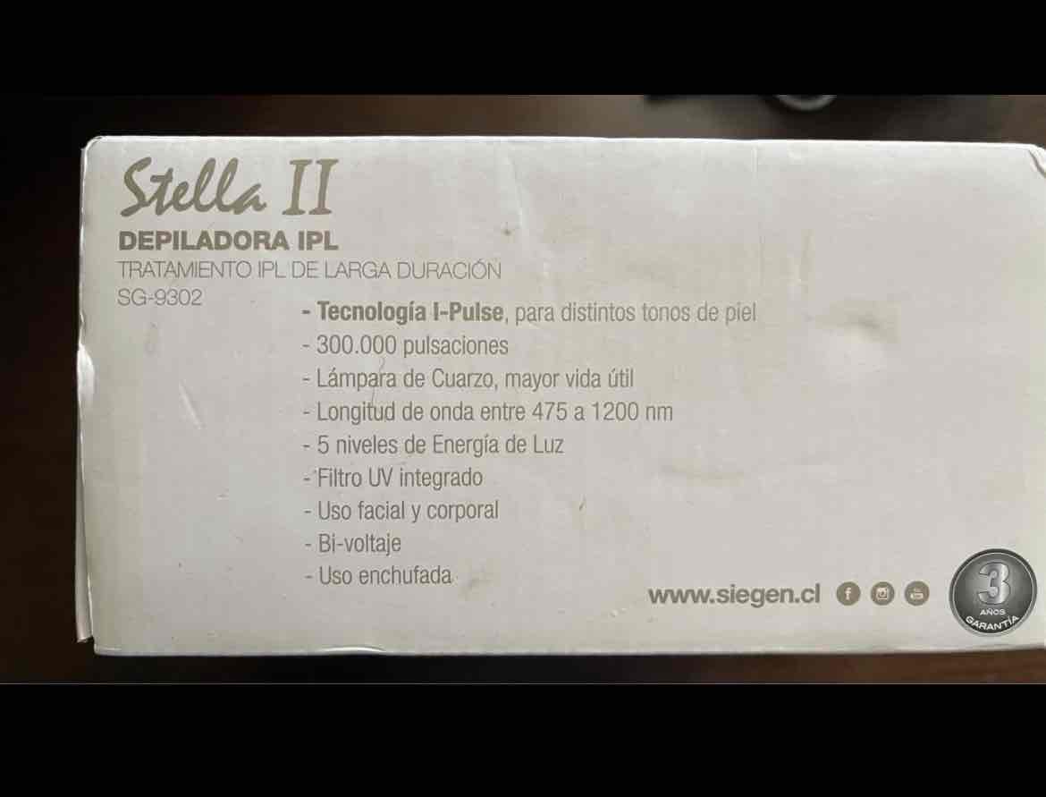 Depiladora IPL Siegen Stella II - miniatura 2