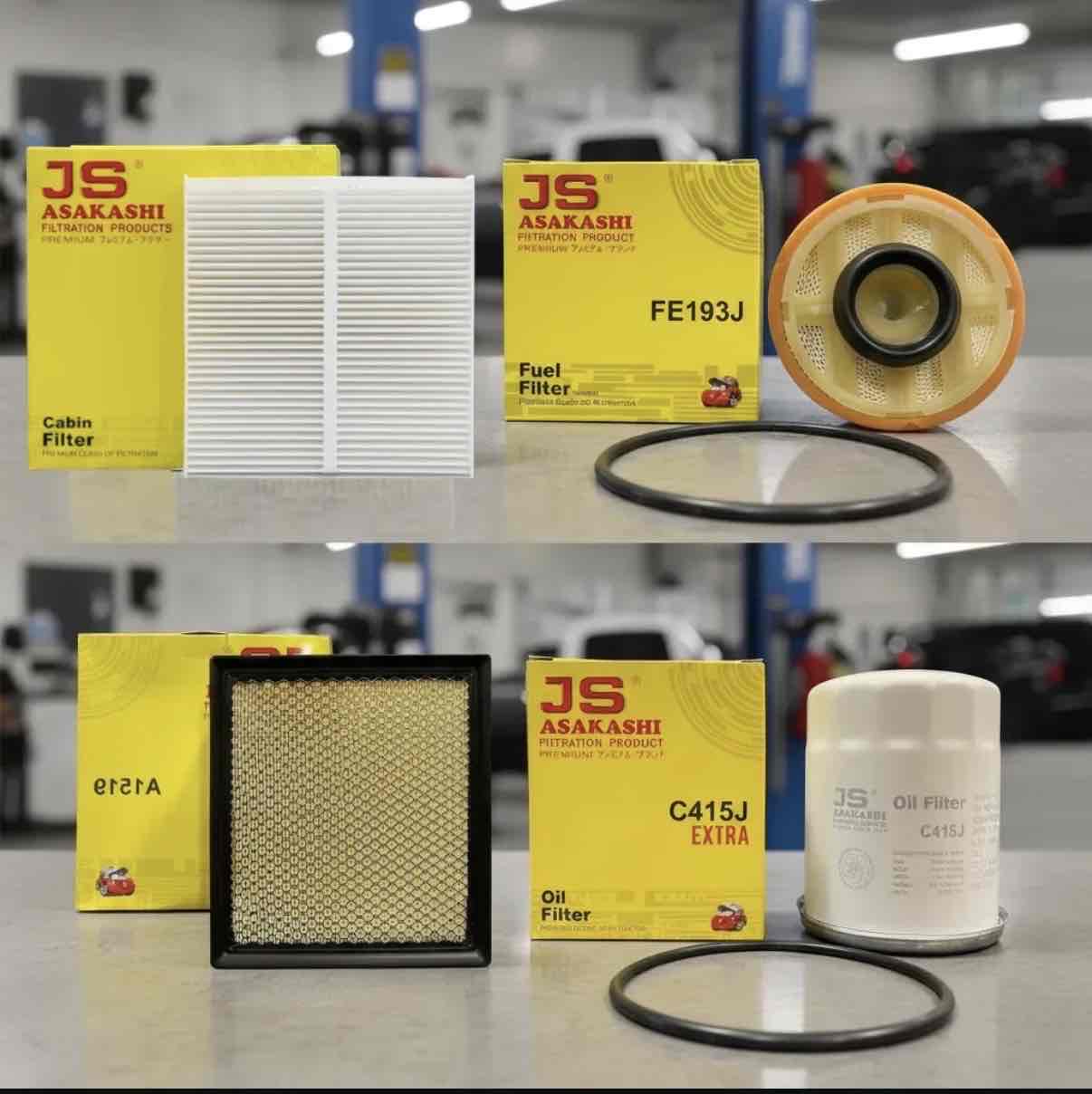 Kit de 4 filtros Mitsubishi L200 - miniatura 1