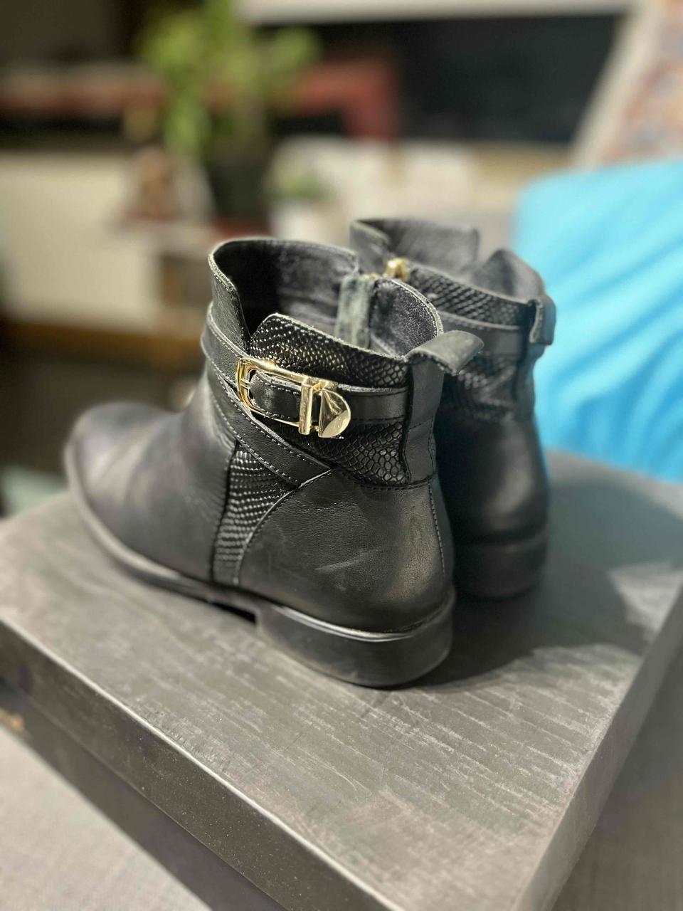 Botines de cuero Gacel negros - miniatura 2