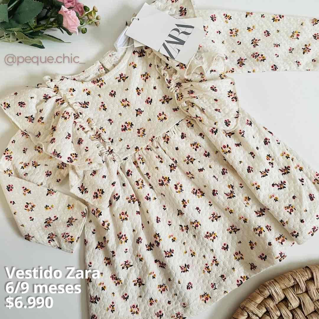 Vestido floral Zara 6/9 meses