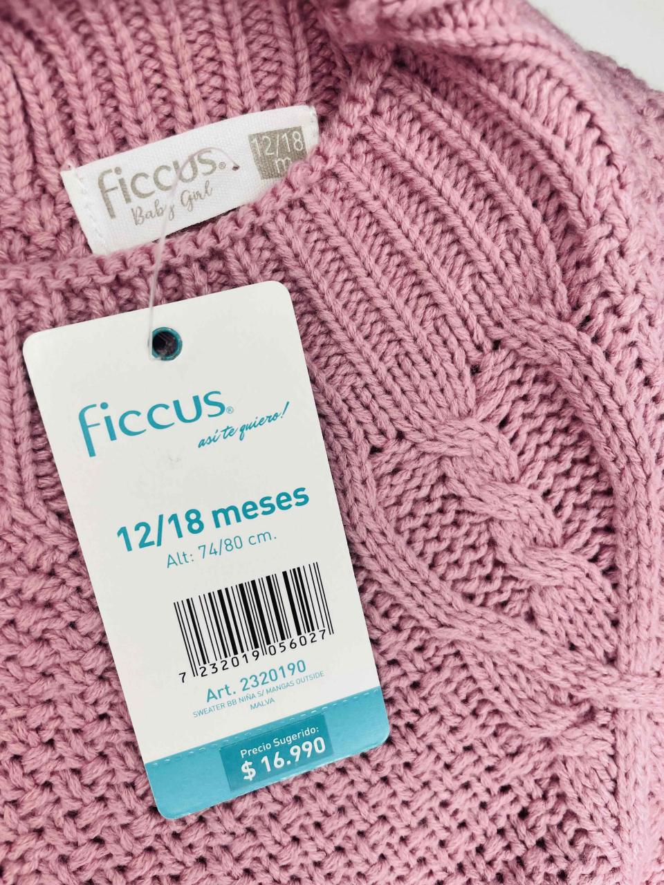Poncho bebé Ficcus rosado - miniatura 2