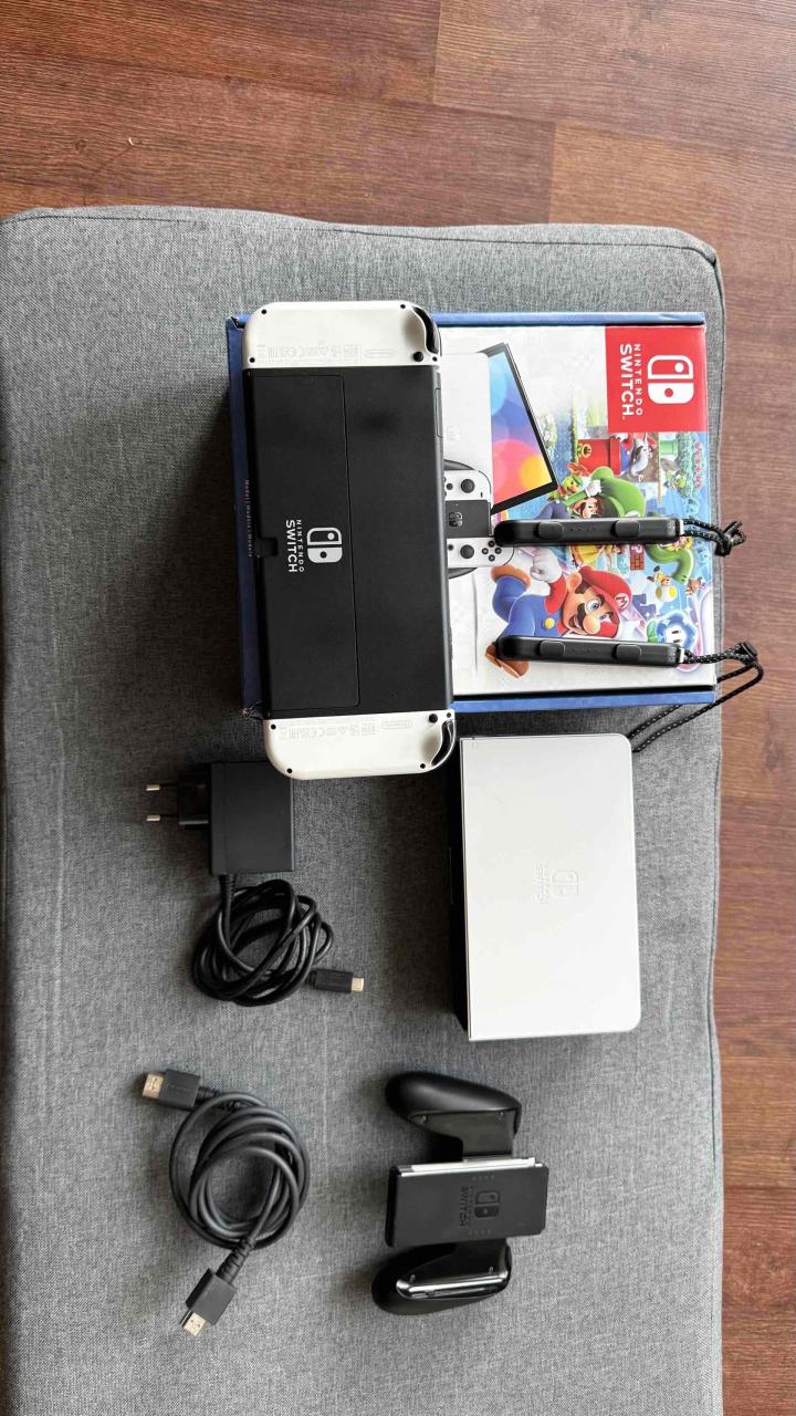 Nintendo Switch OLED blanca completa - miniatura 2