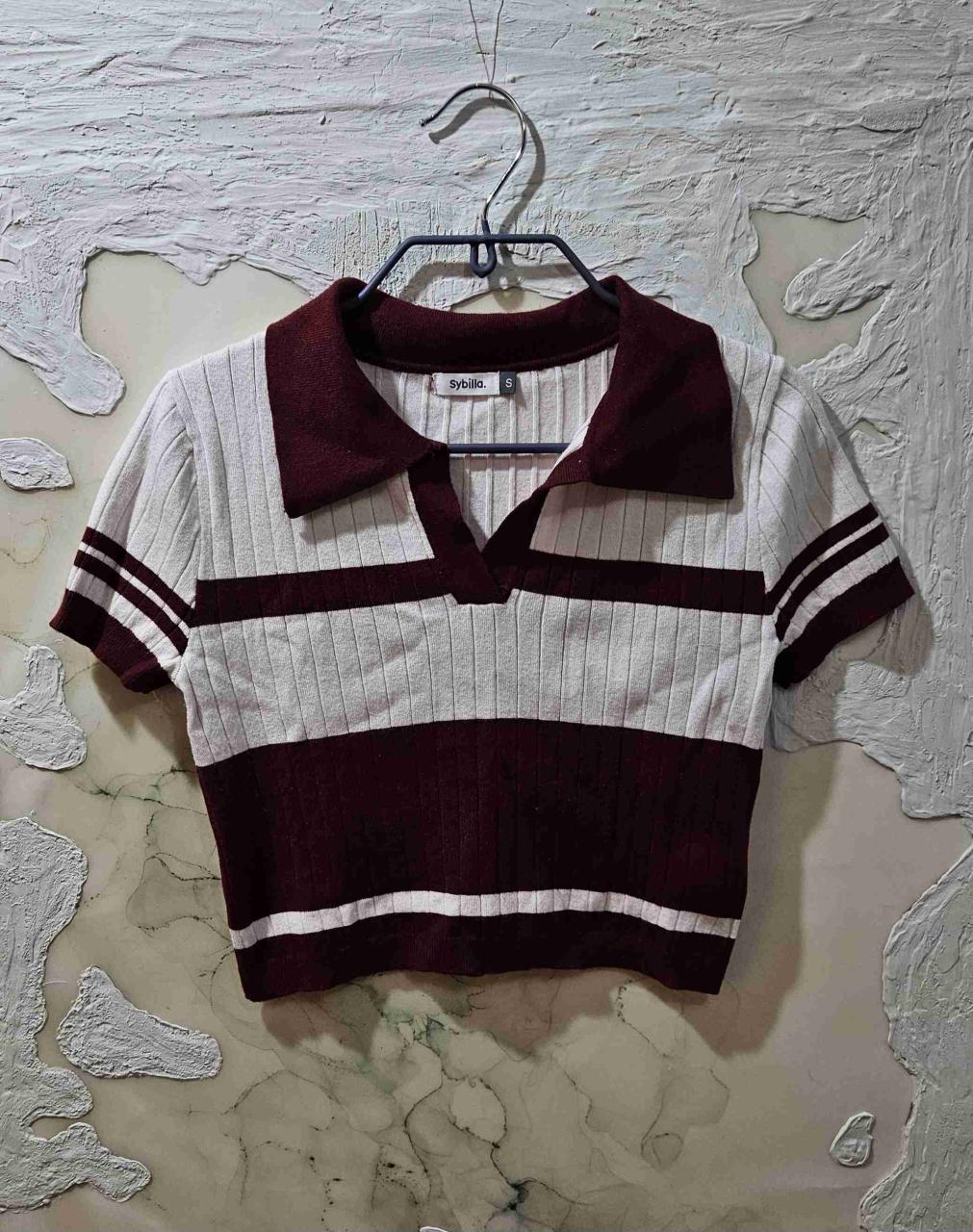 Polera estilo vintage a rayas - miniatura 1