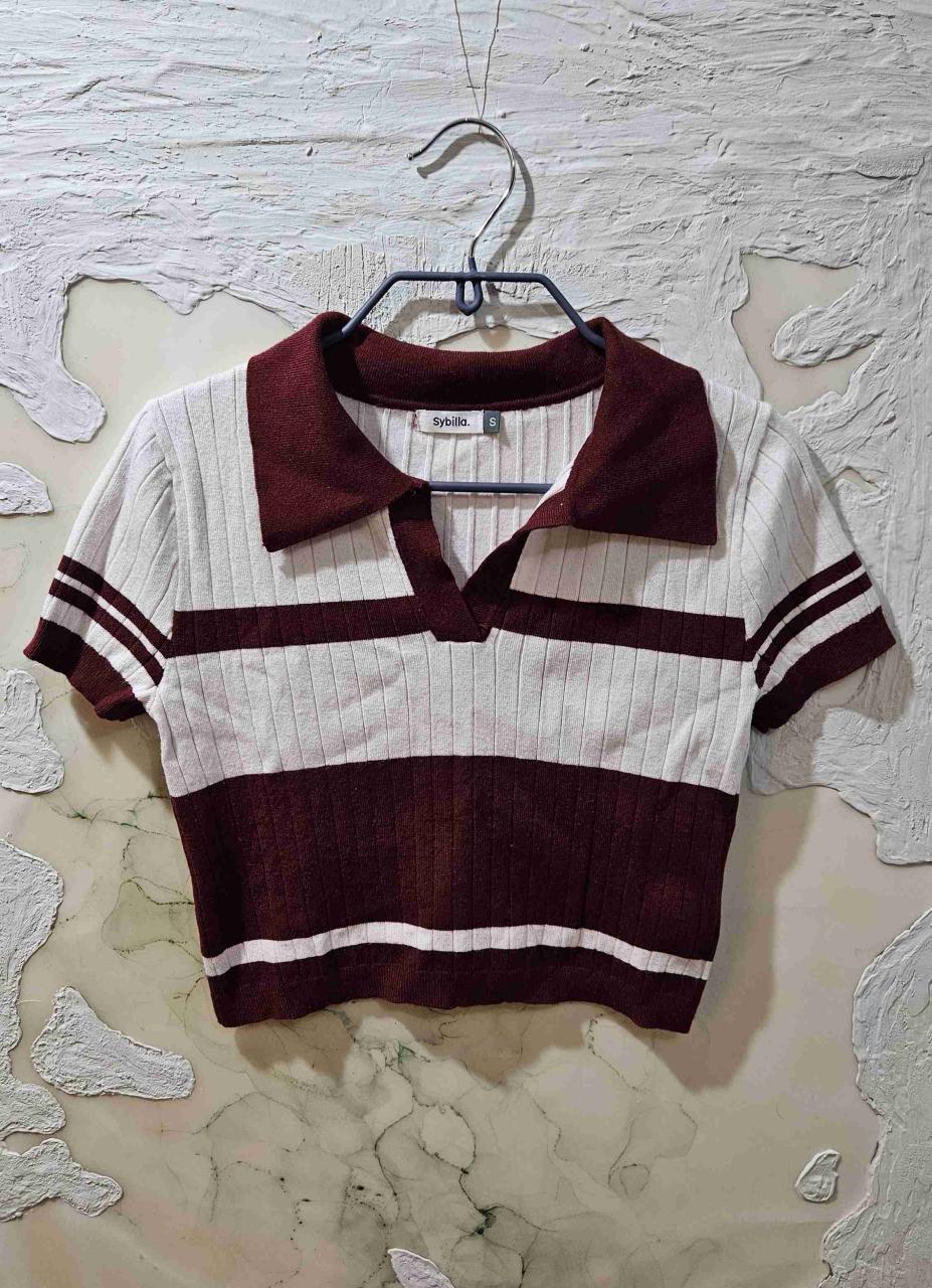 Polera estilo vintage a rayas - miniatura 2
