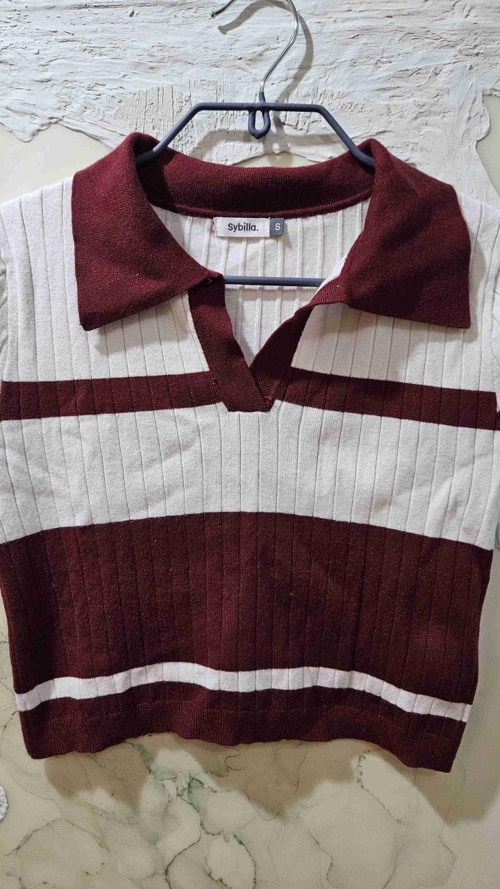 Polera estilo vintage a rayas - miniatura 3