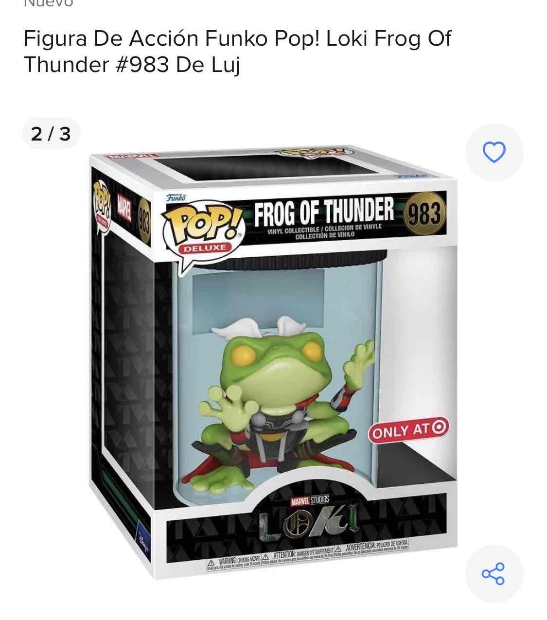 Figura Funko Pop Frog of Thunder - miniatura 3