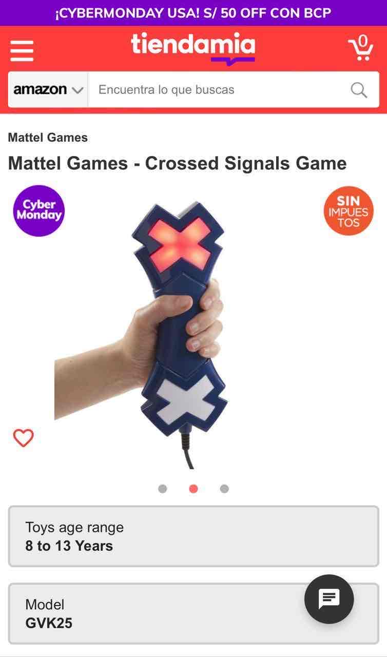 Juego Mattel Crossed Signals - miniatura 2