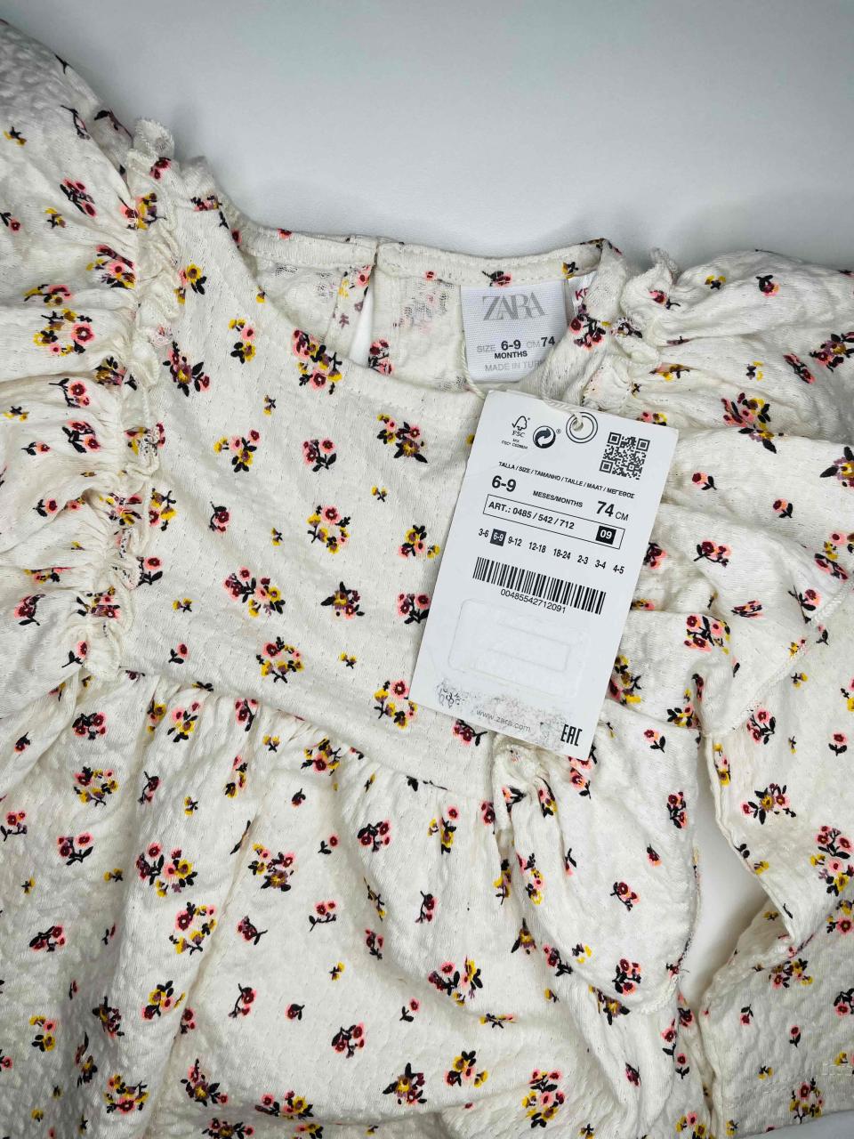 Vestido  Zara 6/9 meses - miniatura 2
