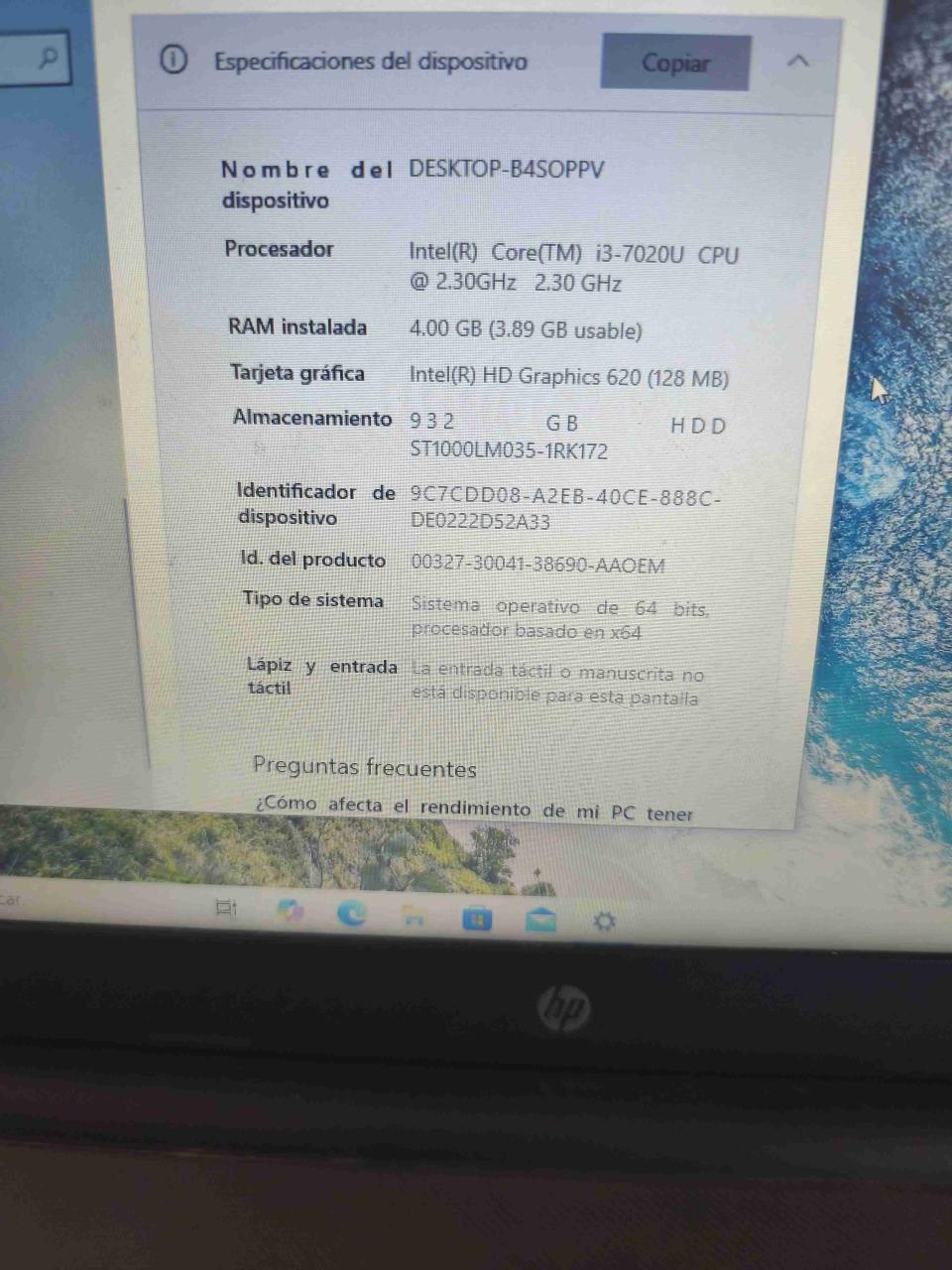 Notebook HP con Windows 10 - miniatura 3