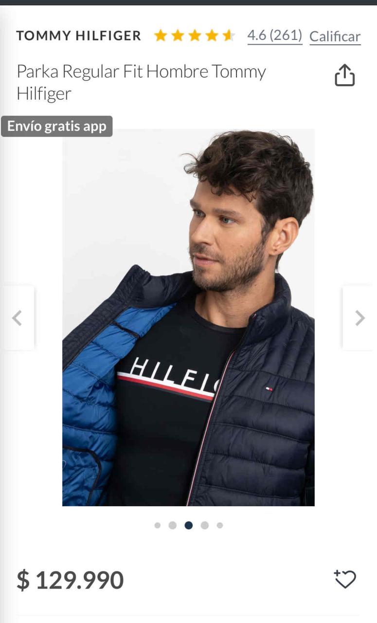 Chaqueta Packable negra - miniatura 2
