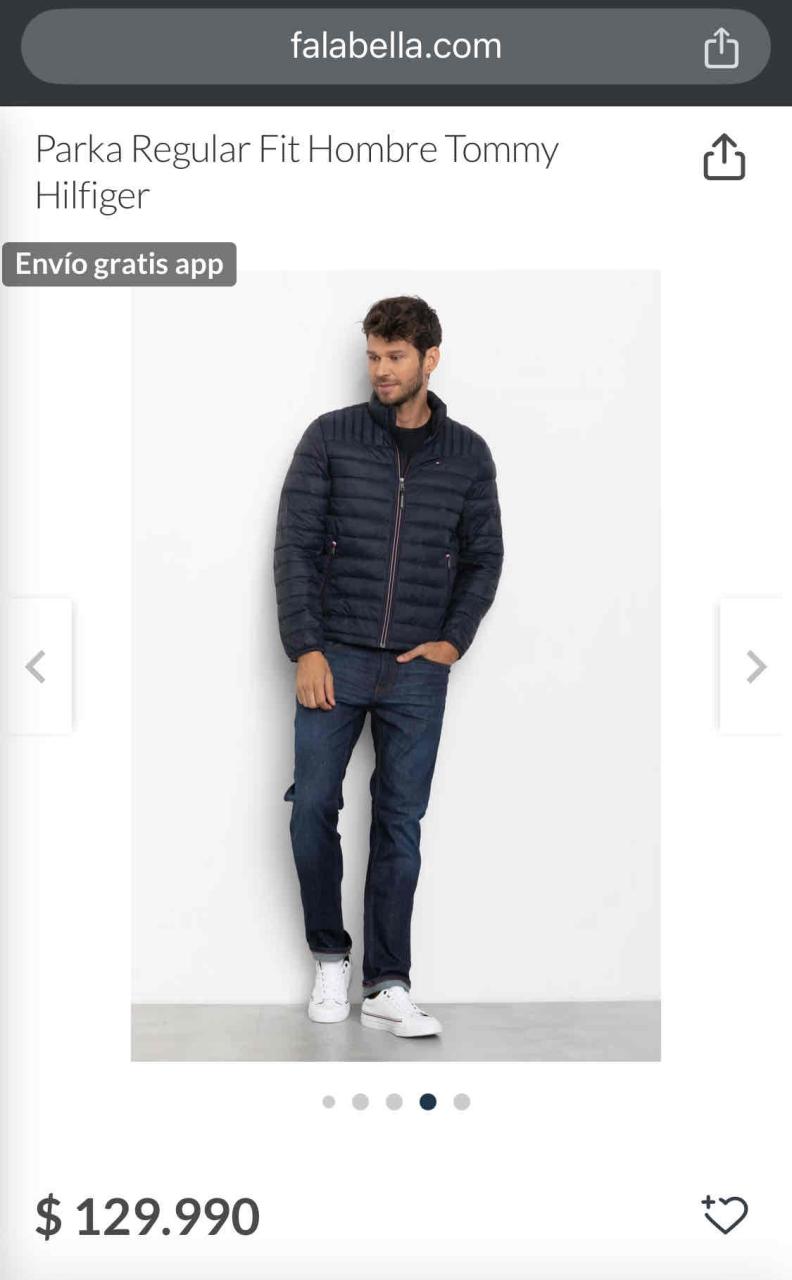 Chaqueta Packable negra - miniatura 4