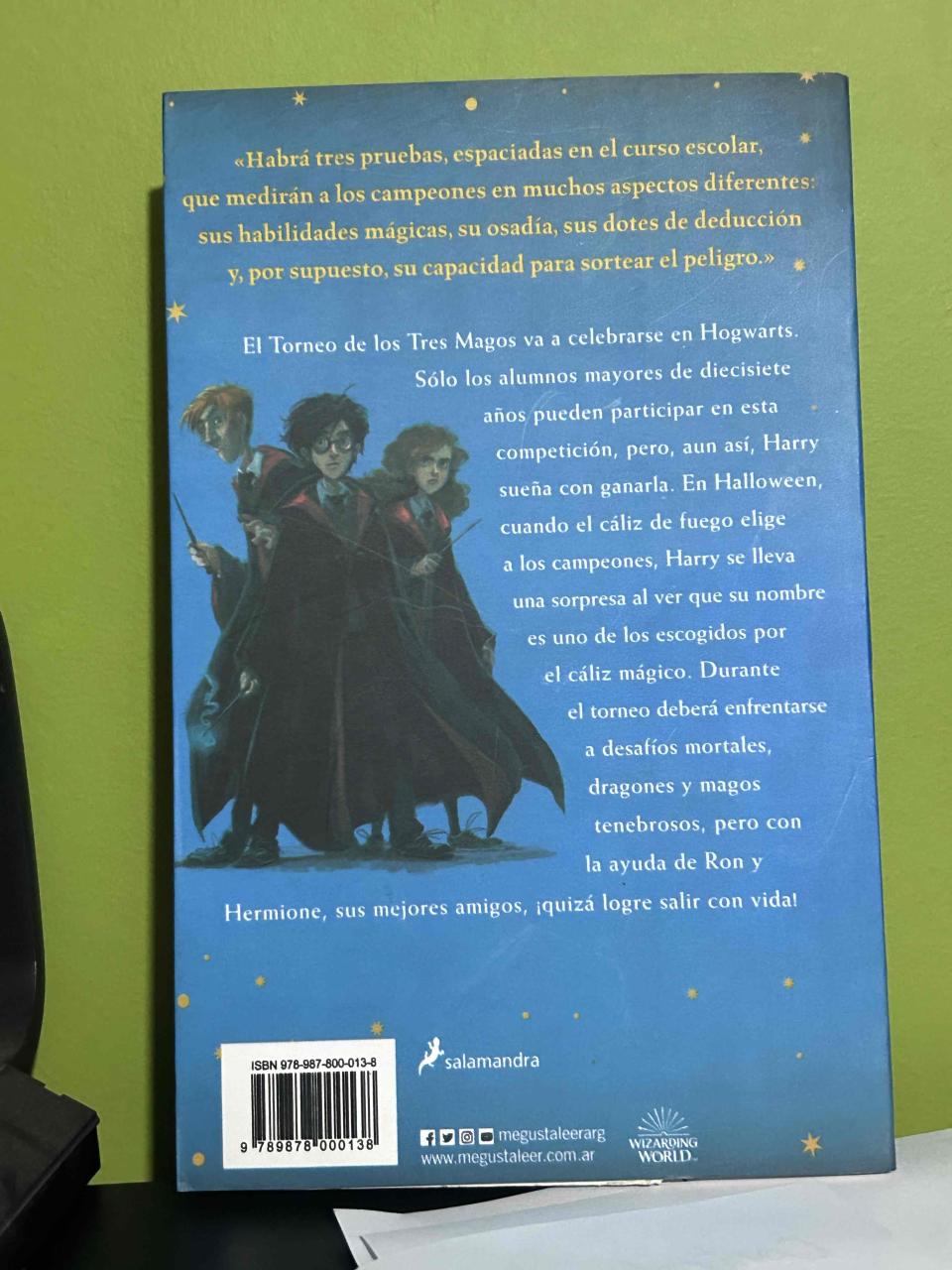 Libro Harry Potter y el cáliz de fuego - miniatura 2