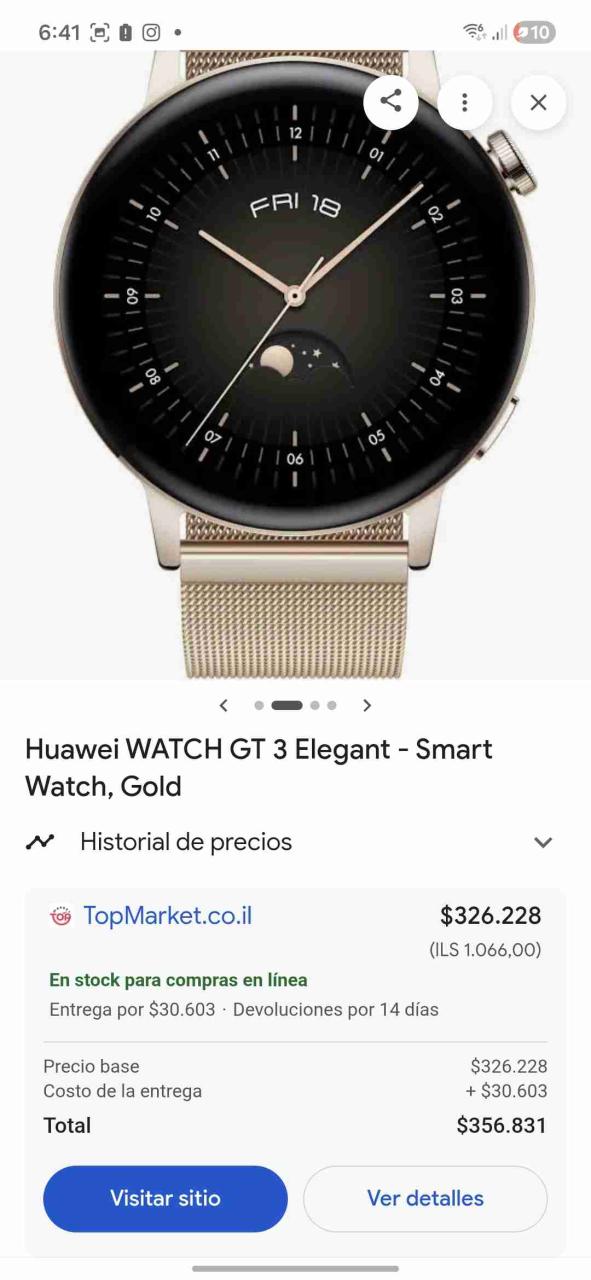 Reloj Huawei Watch GT 3 42mm - miniatura 5