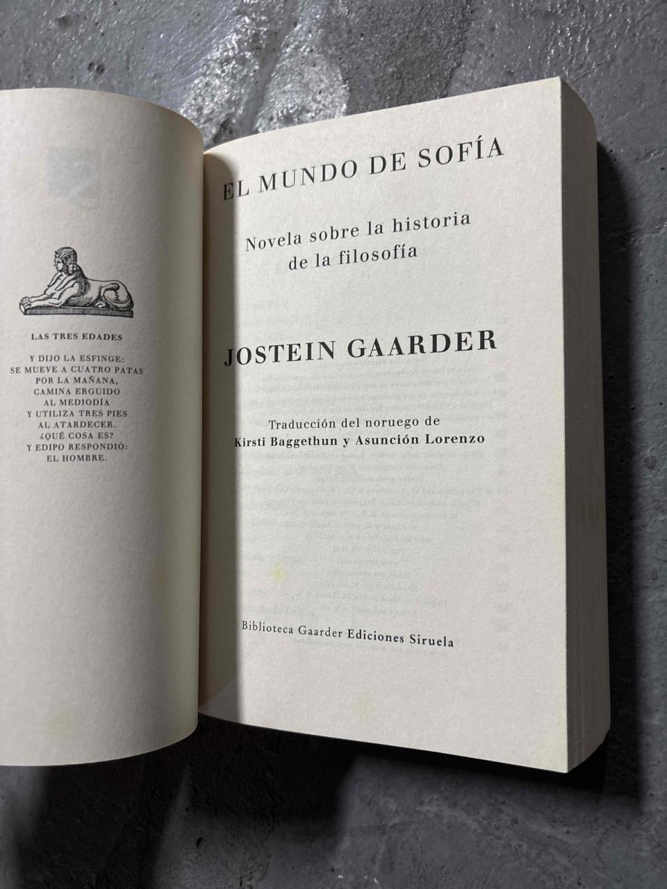 Libro El mundo de Sofía - miniatura 3