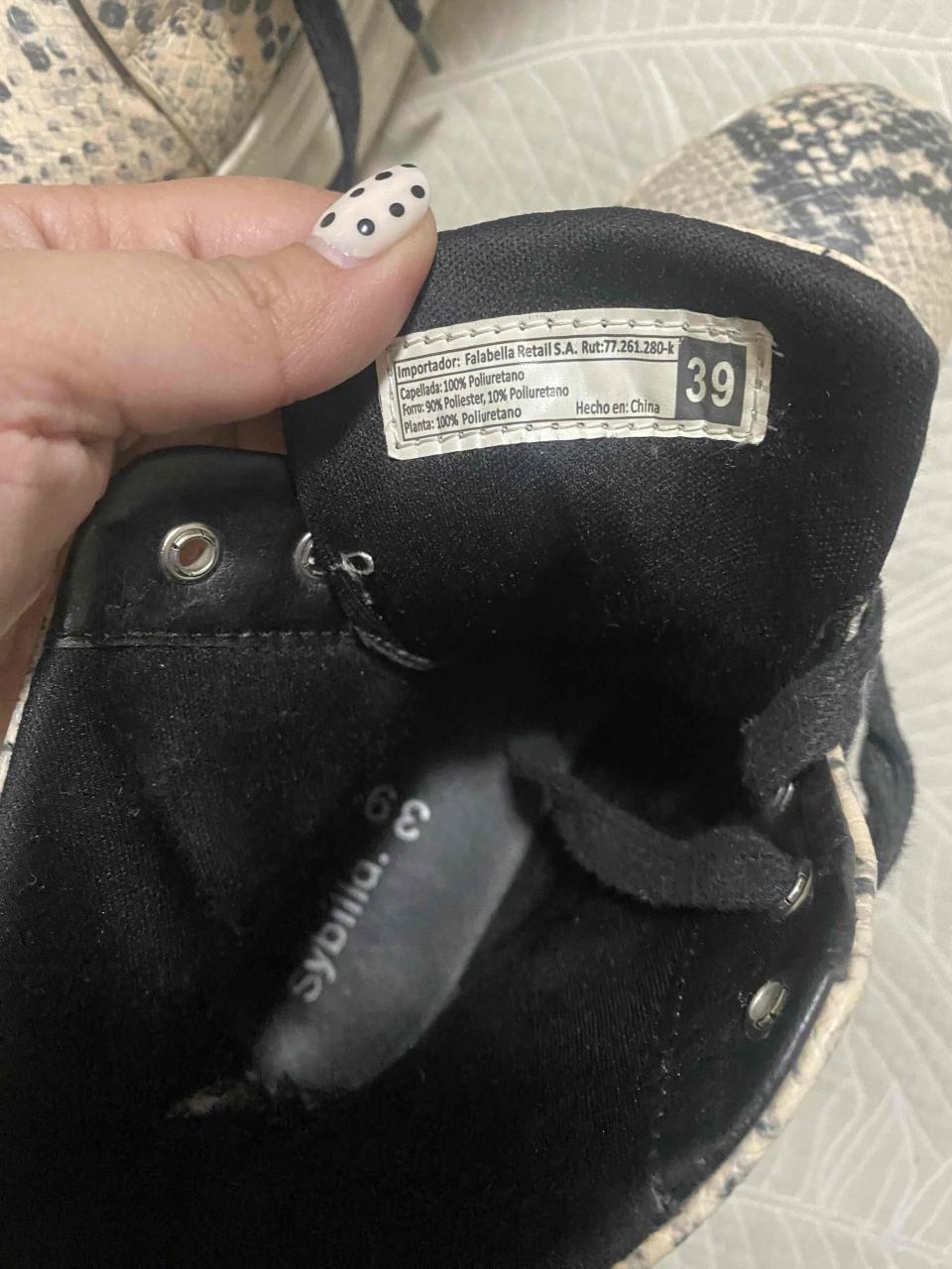 Botines con estampado de pitón - miniatura 5
