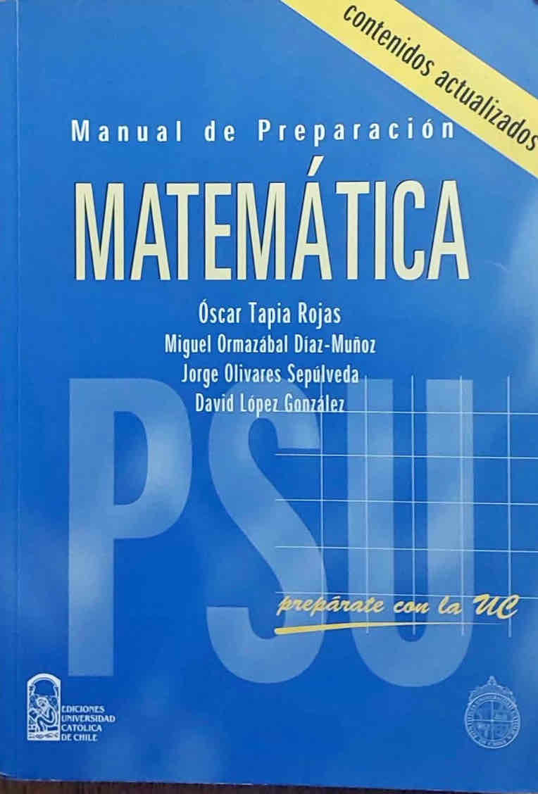 Manual de Matemática PSU