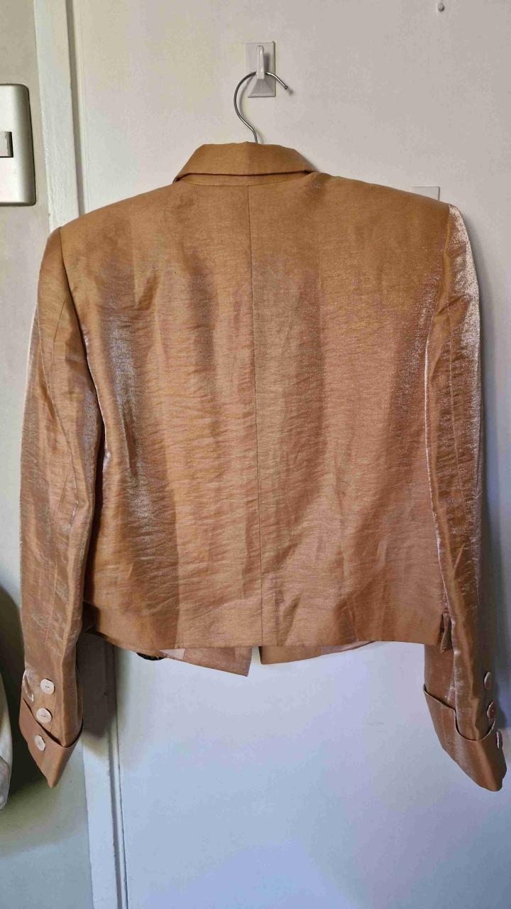 Chaqueta vintade color durazno - miniatura 2