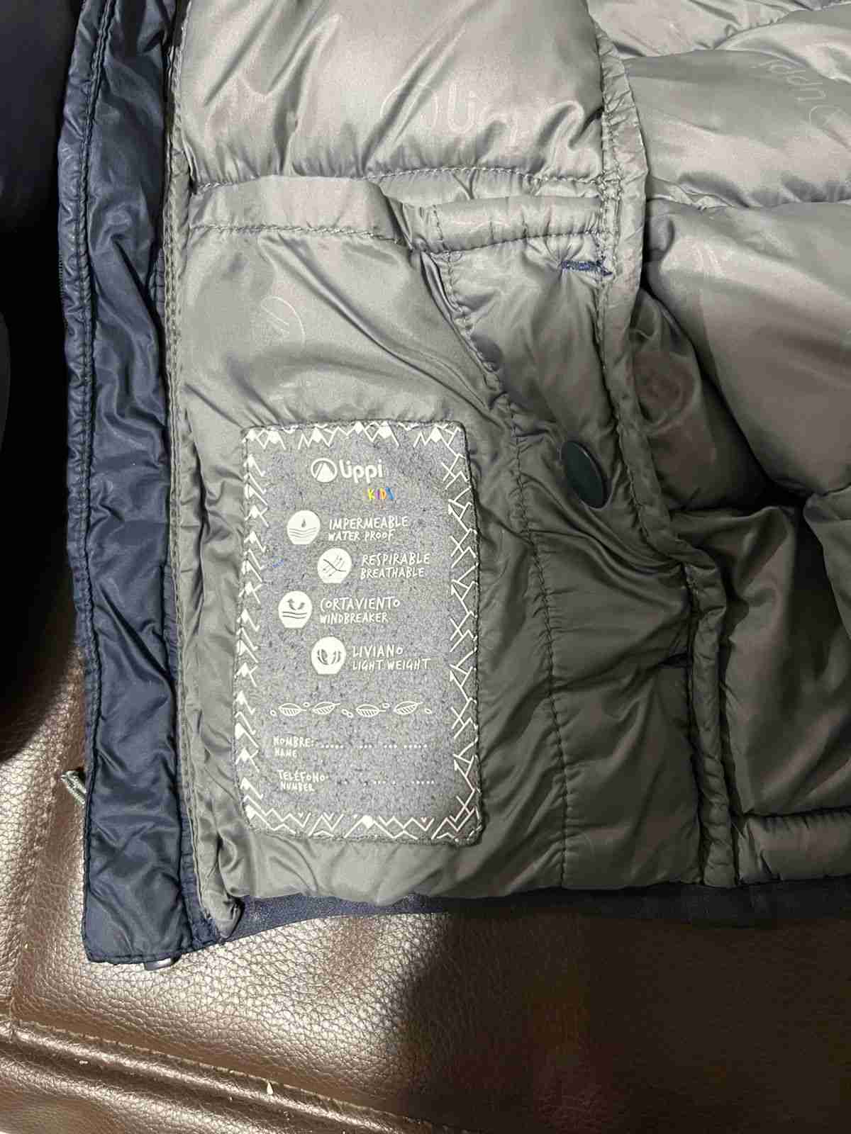 Parka azul con capucha Lippi niños - miniatura 4