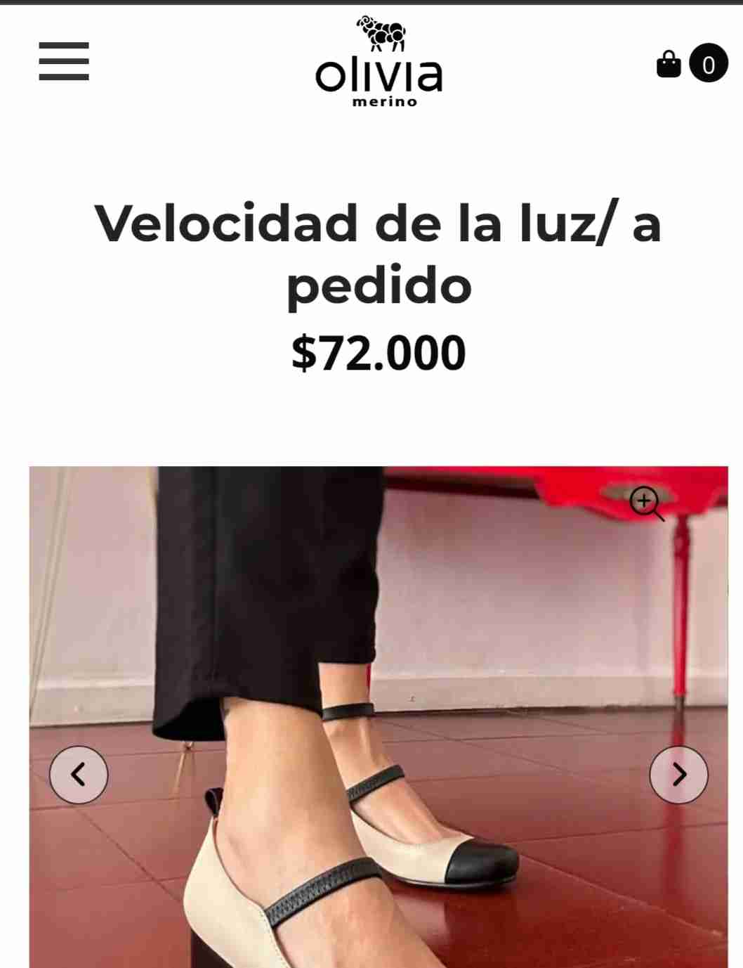 Zapatos de tacón beige y negro - miniatura 4