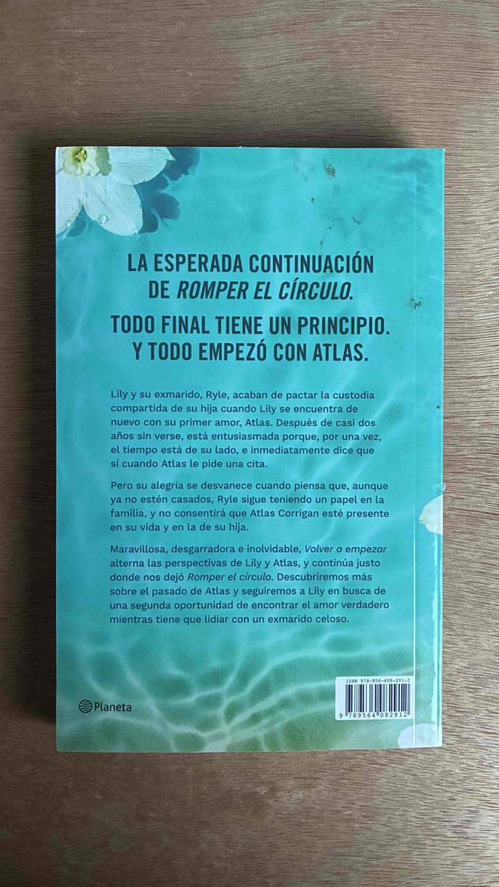 Libro 'Volver a Empezar' de Colleen Hoover - miniatura 2