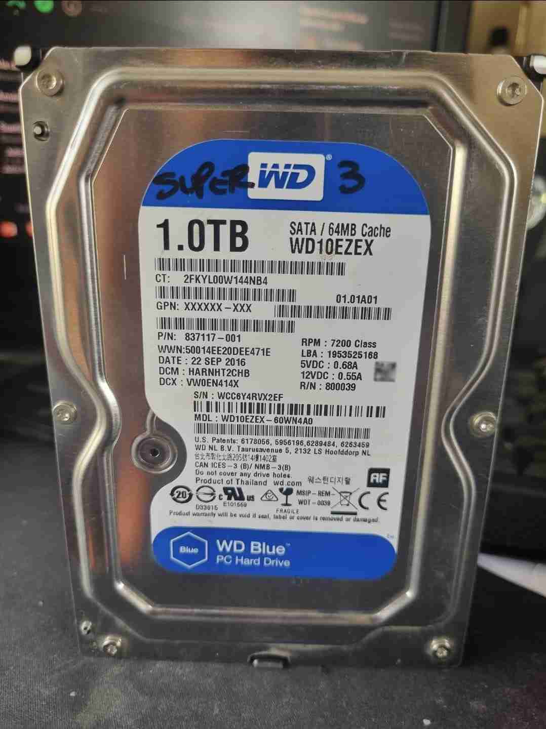 Disco Duro Interno WD 1TB - miniatura 1