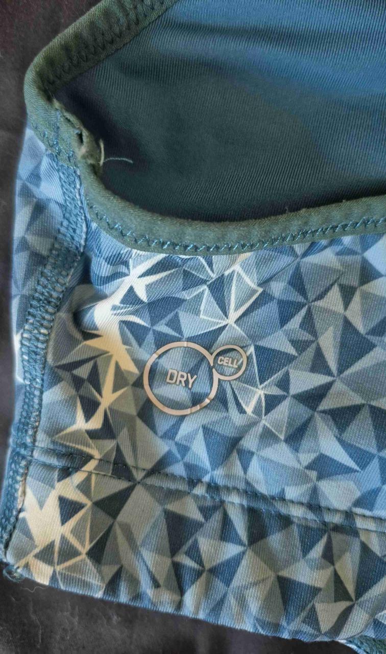Top deportivo Puma estampado verde/azul - miniatura 3