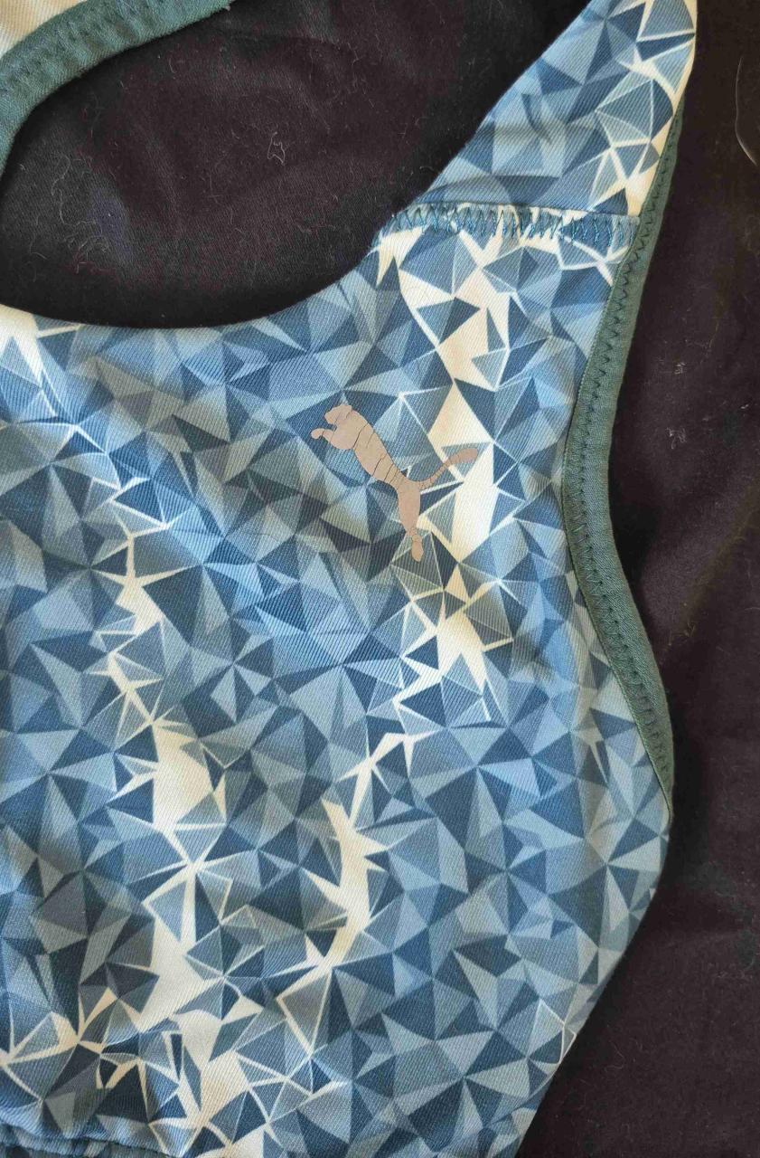 Top deportivo Puma estampado verde/azul - miniatura 4