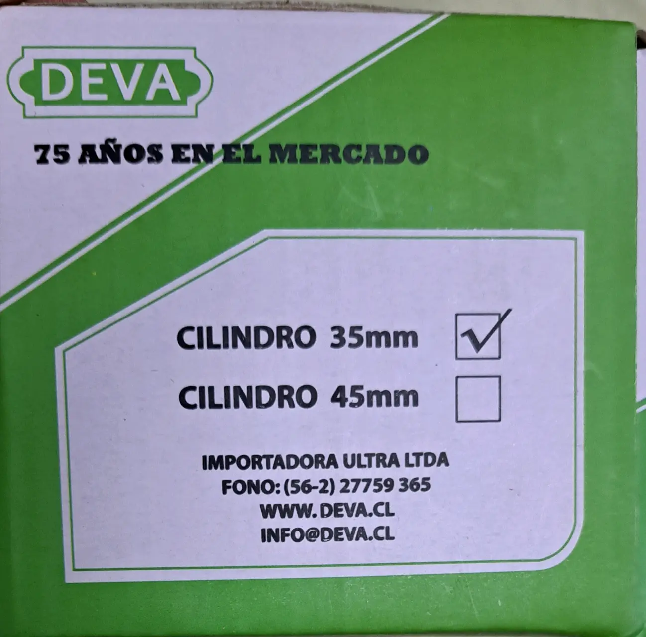 Cerradura sobreponer Deva cilindro fijo - miniatura 3
