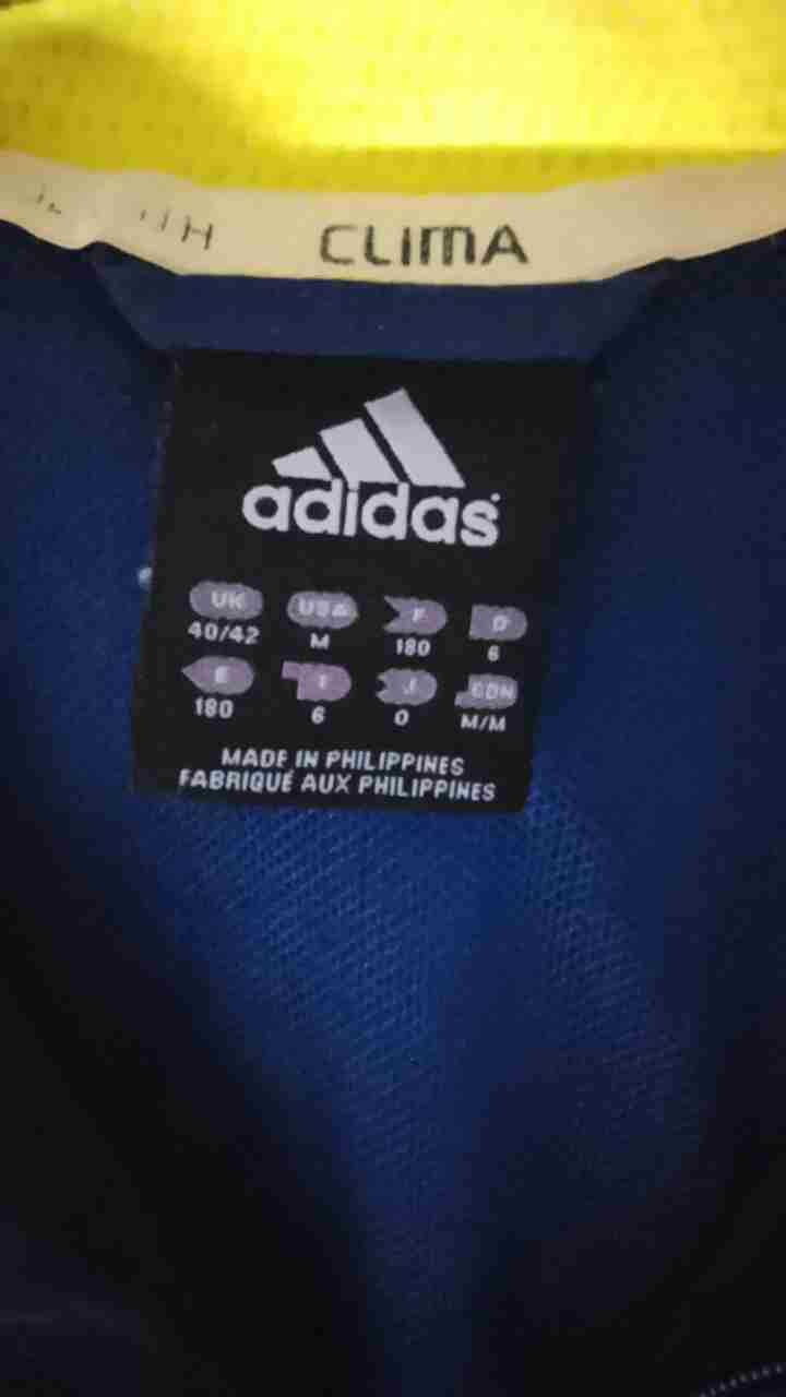 Chaqueta deportiva azul Adidas - miniatura 4