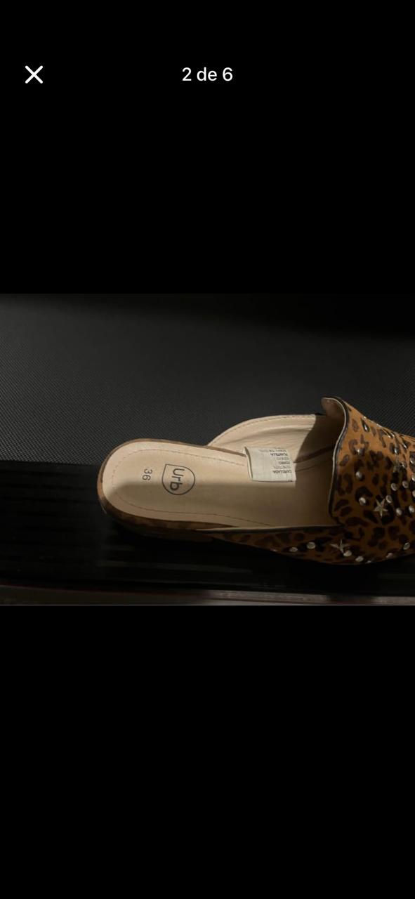Mocasin animal print con tachas - miniatura 2