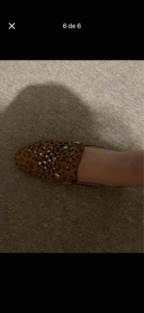 Mocasin animal print con tachas - miniatura 3