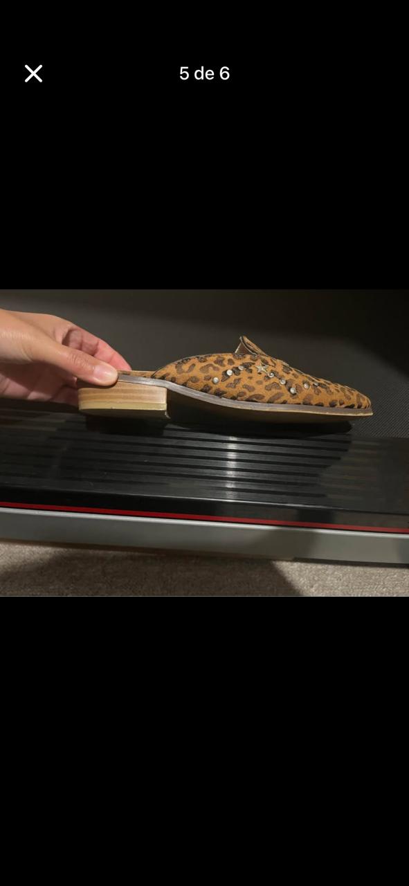 Mocasin animal print con tachas - miniatura 4