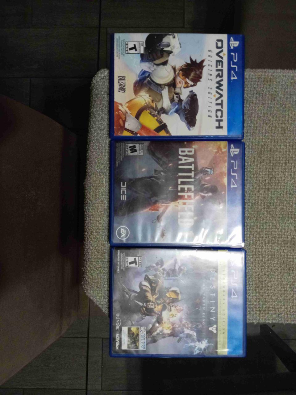 Juegos PS4 Overwatch, Battlefield 1 y Destiny - miniatura 1