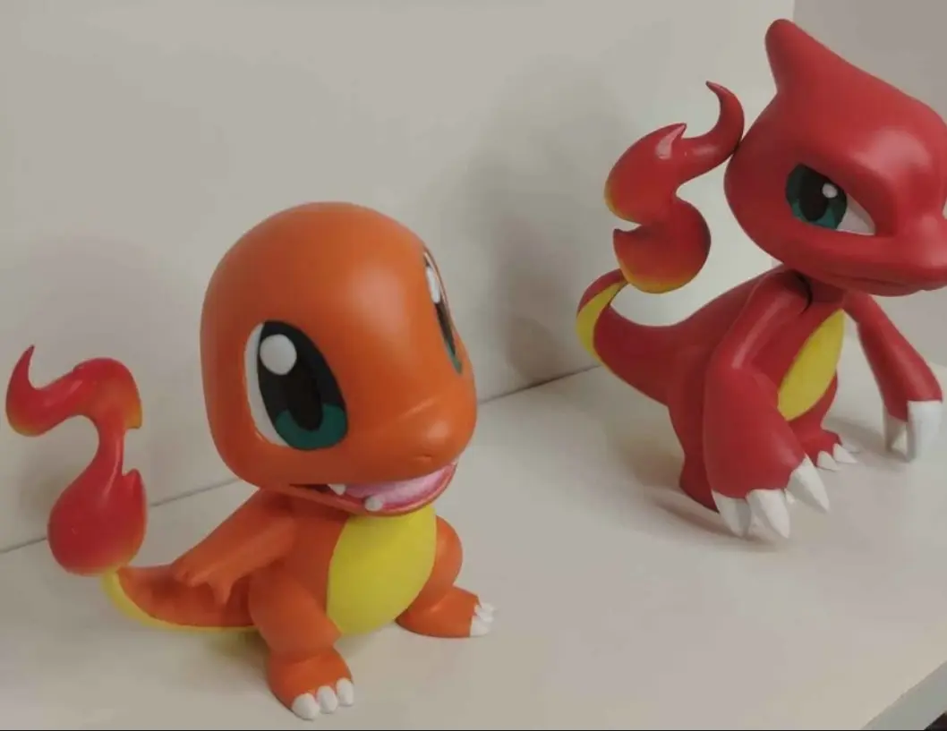 Figuras Charmander y Charmeleon 3D - miniatura 2