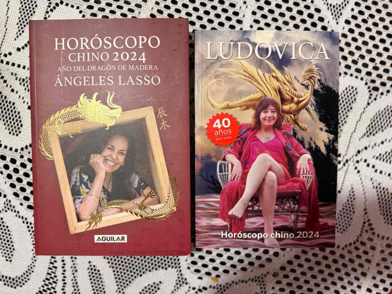 Dos libros Horóscopo Chino 2024