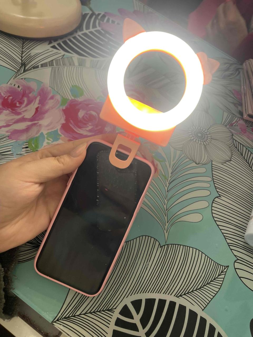 Aro de luz para celular
