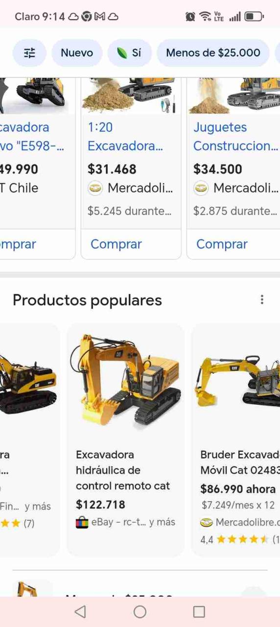 Retroexcavadora Caterpillar original - miniatura 2