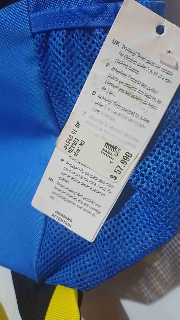 Mochila Adidas x LEGO original NUEVA sin uso - miniatura 5
