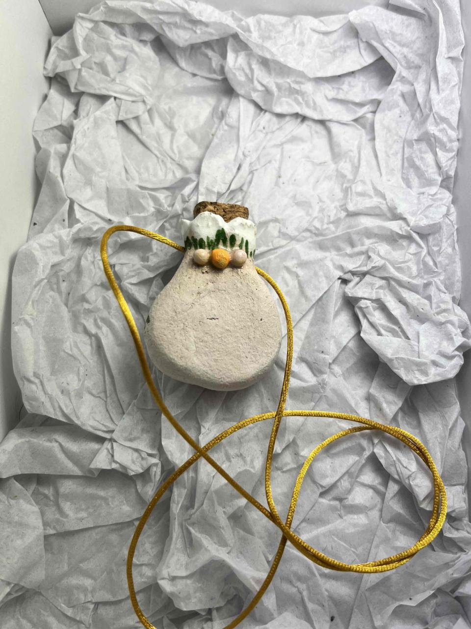 Colgante artesanal de cerámica