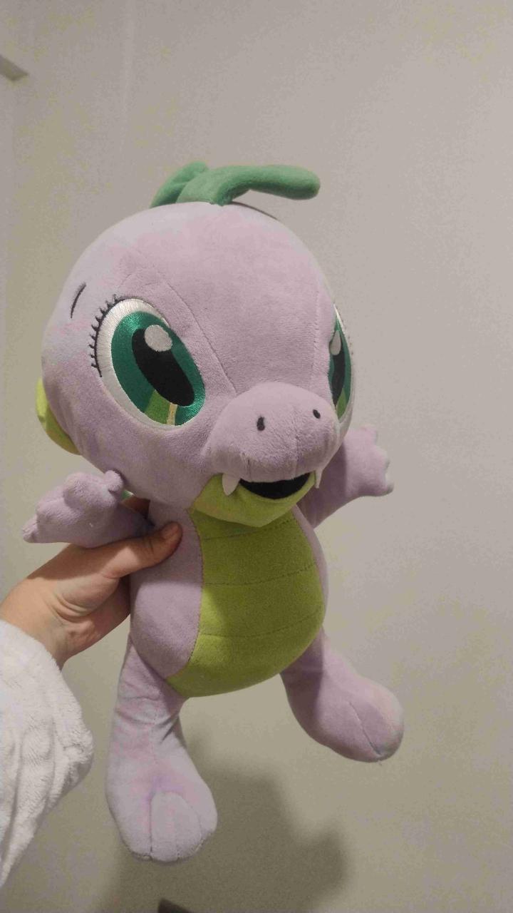 Peluches dragón lila - miniatura 1