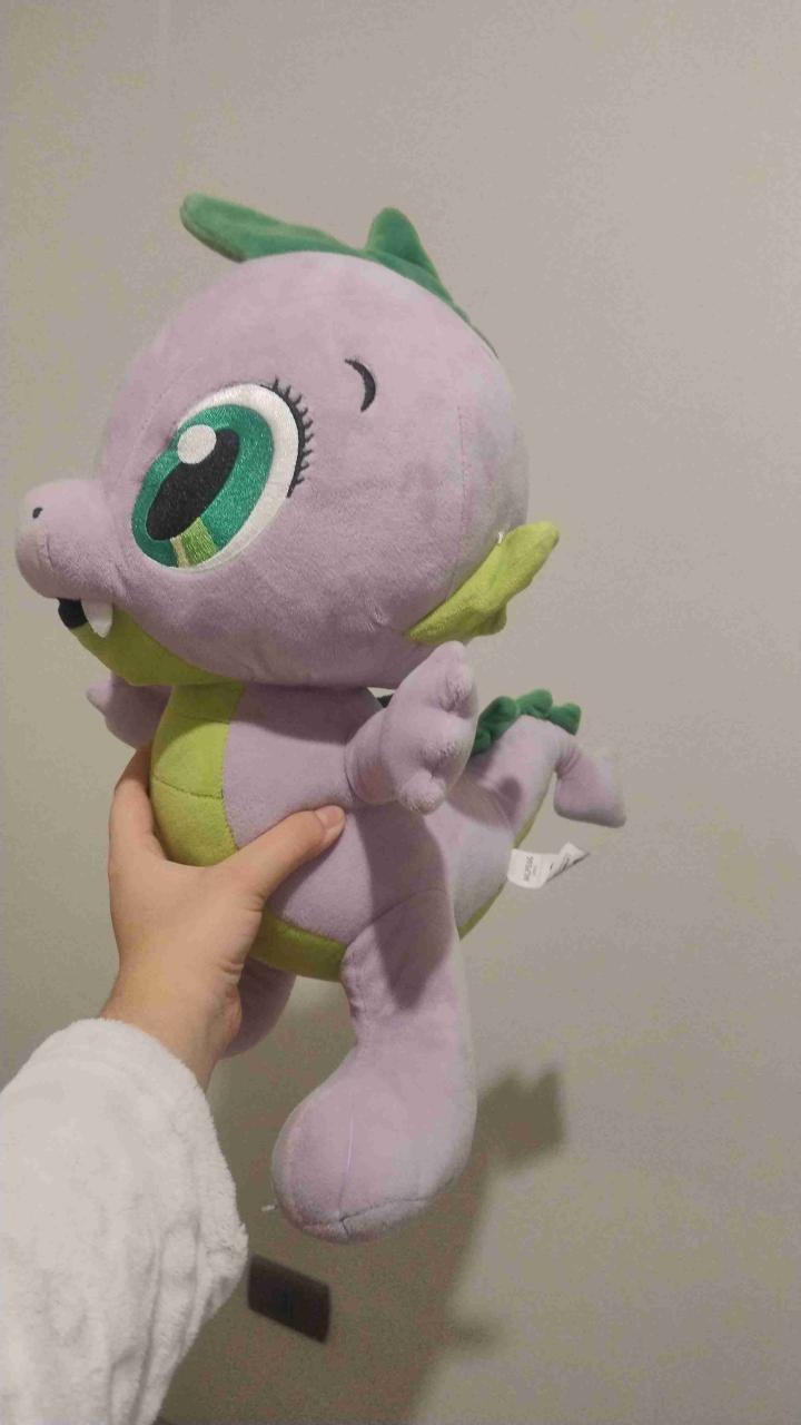 Peluches dragón lila - miniatura 2