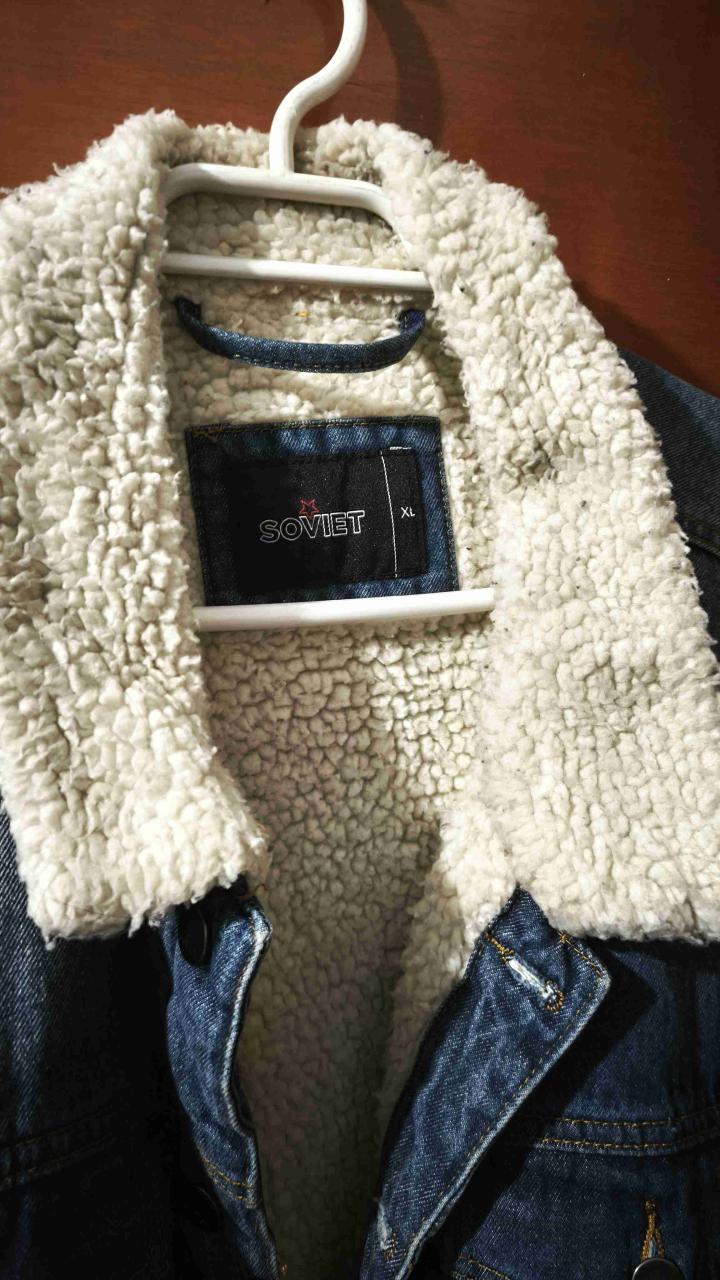 Chaqueta de mezclilla con forro XL - miniatura 4