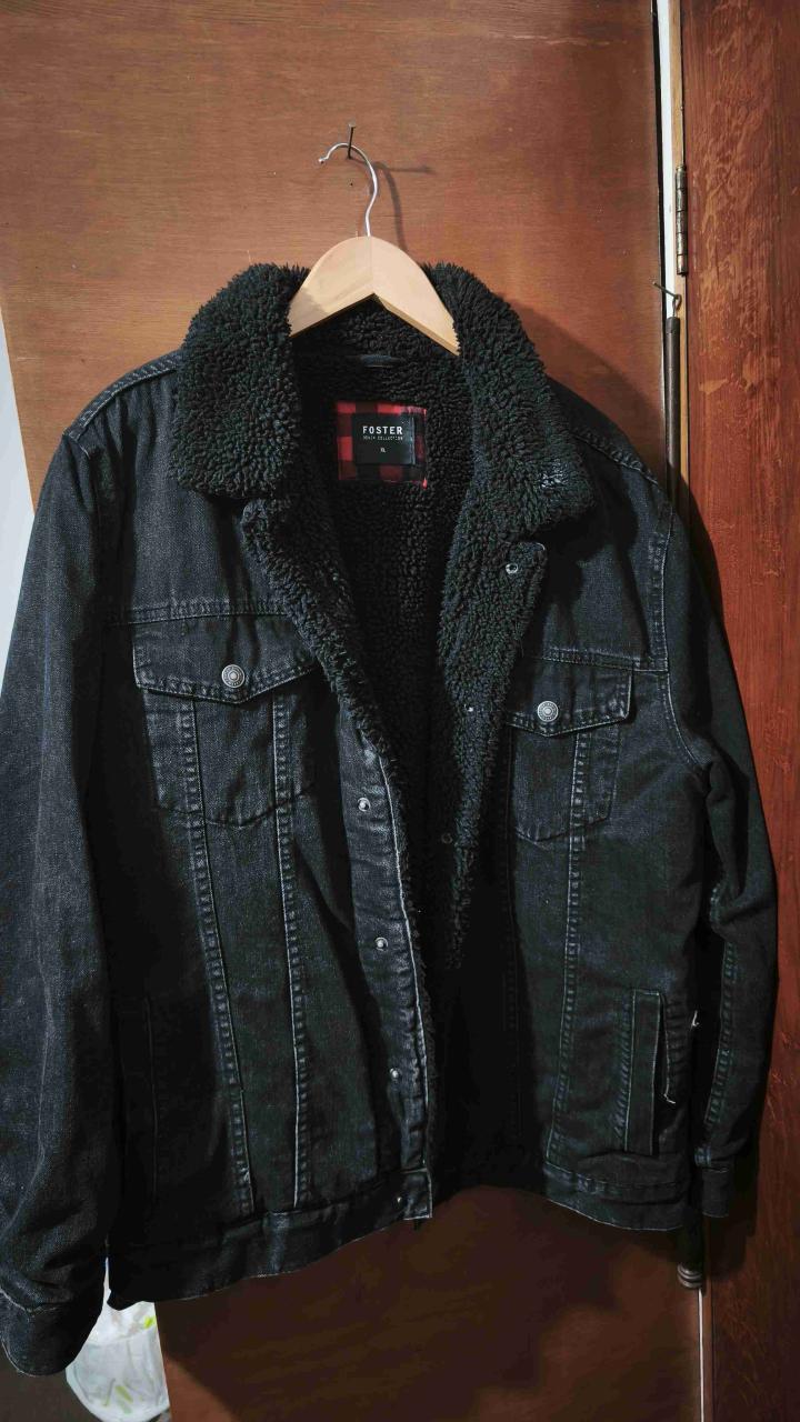 Chaqueta de mezclilla negra Foster - miniatura 1